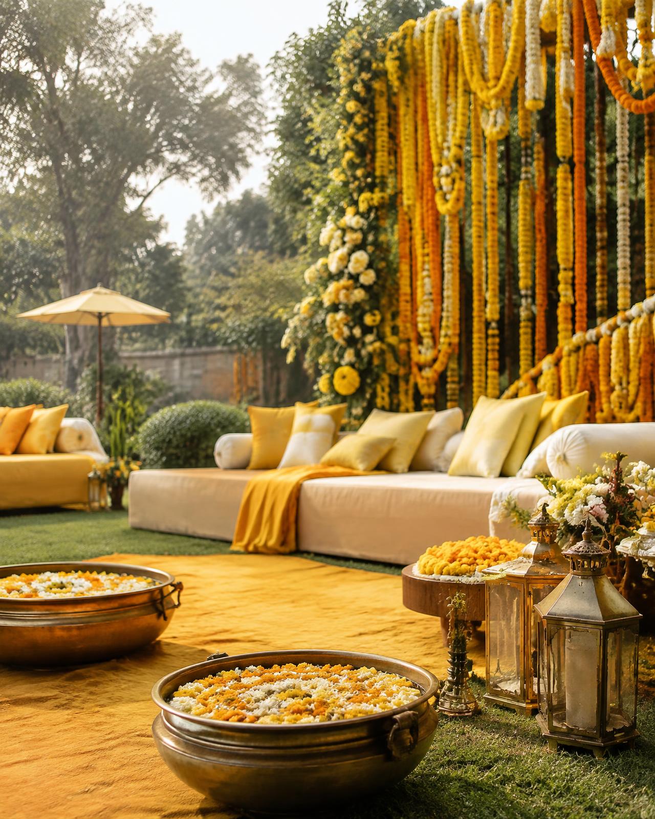 Dedicated Haldi Lawn