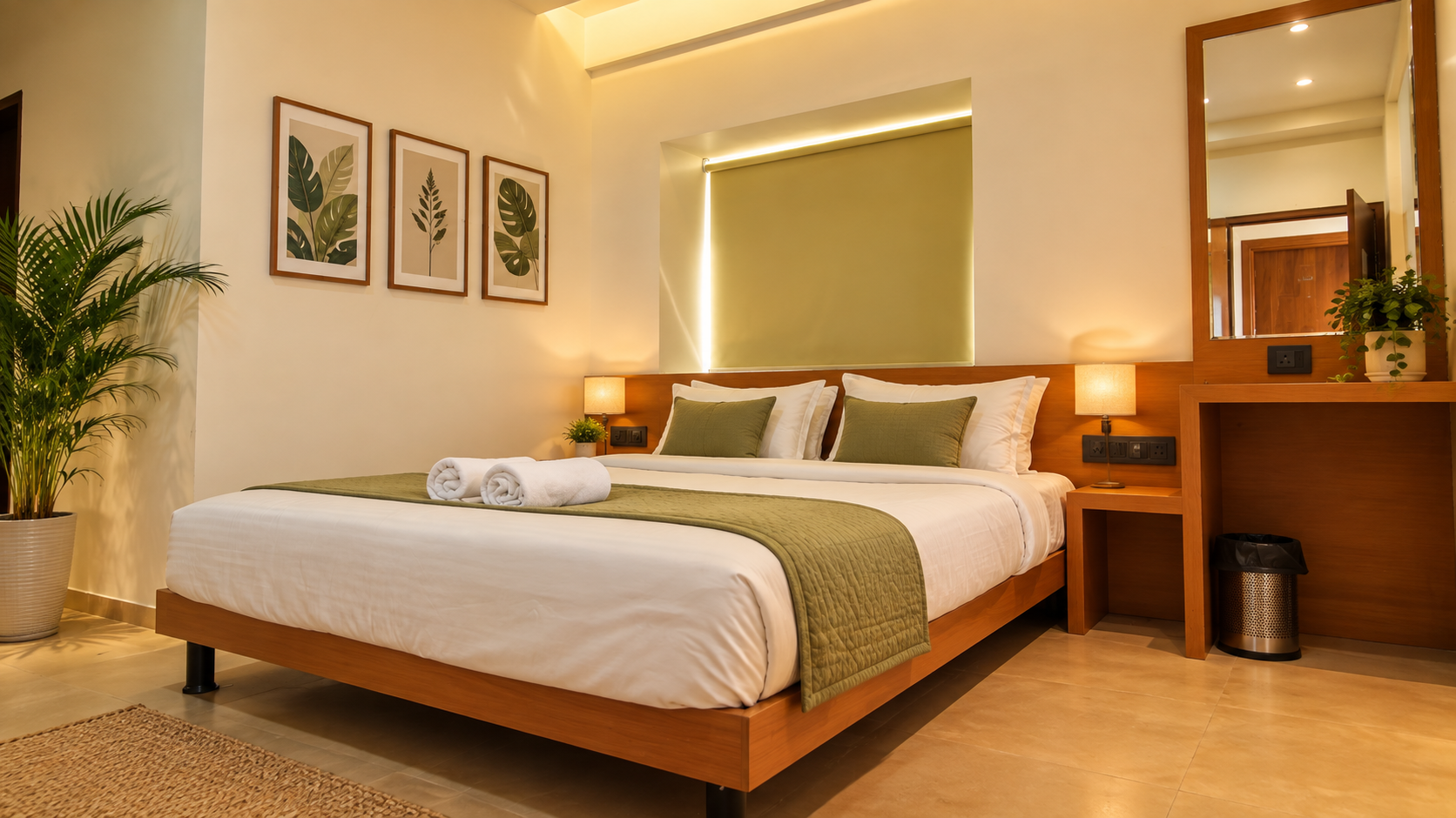Guest room at Oasis